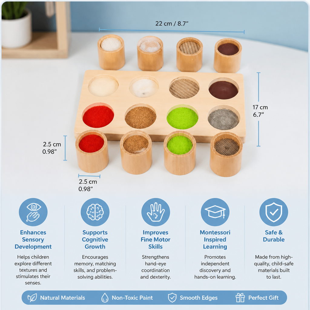Montessori Touch-and-Feel Game – Sensory Learning Toy