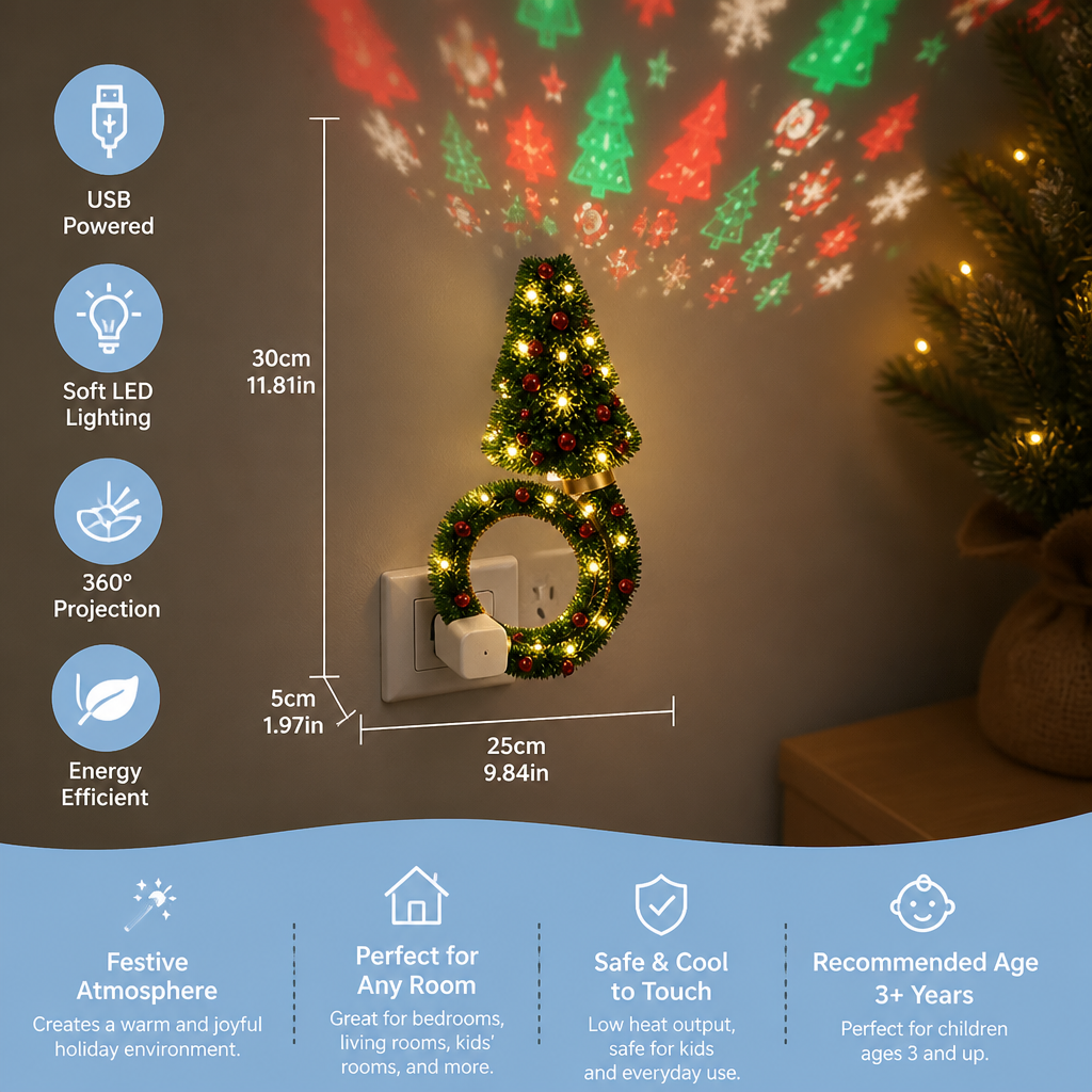 Christmas Tree Projector Lamp