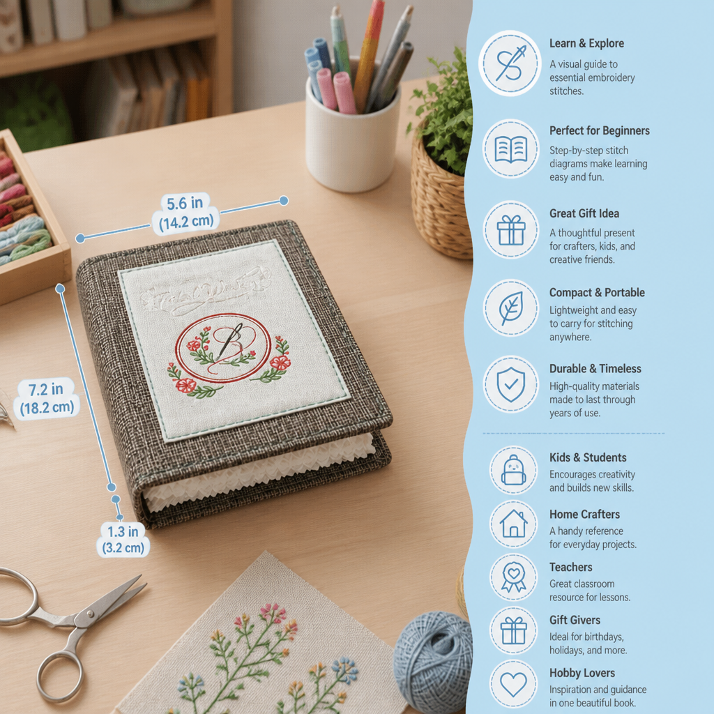 Embroidery Stitch Guide Book