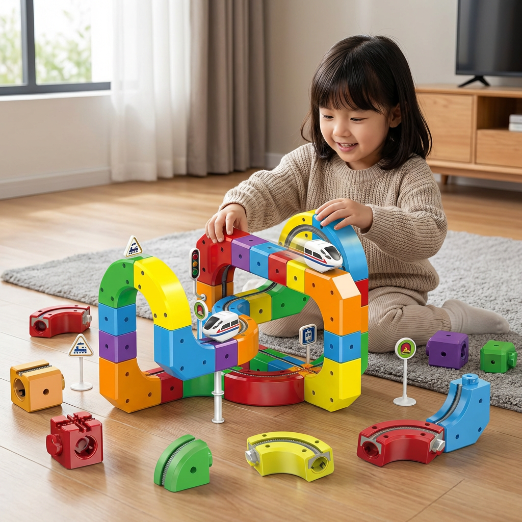 Magical Cube Track Toy for Children