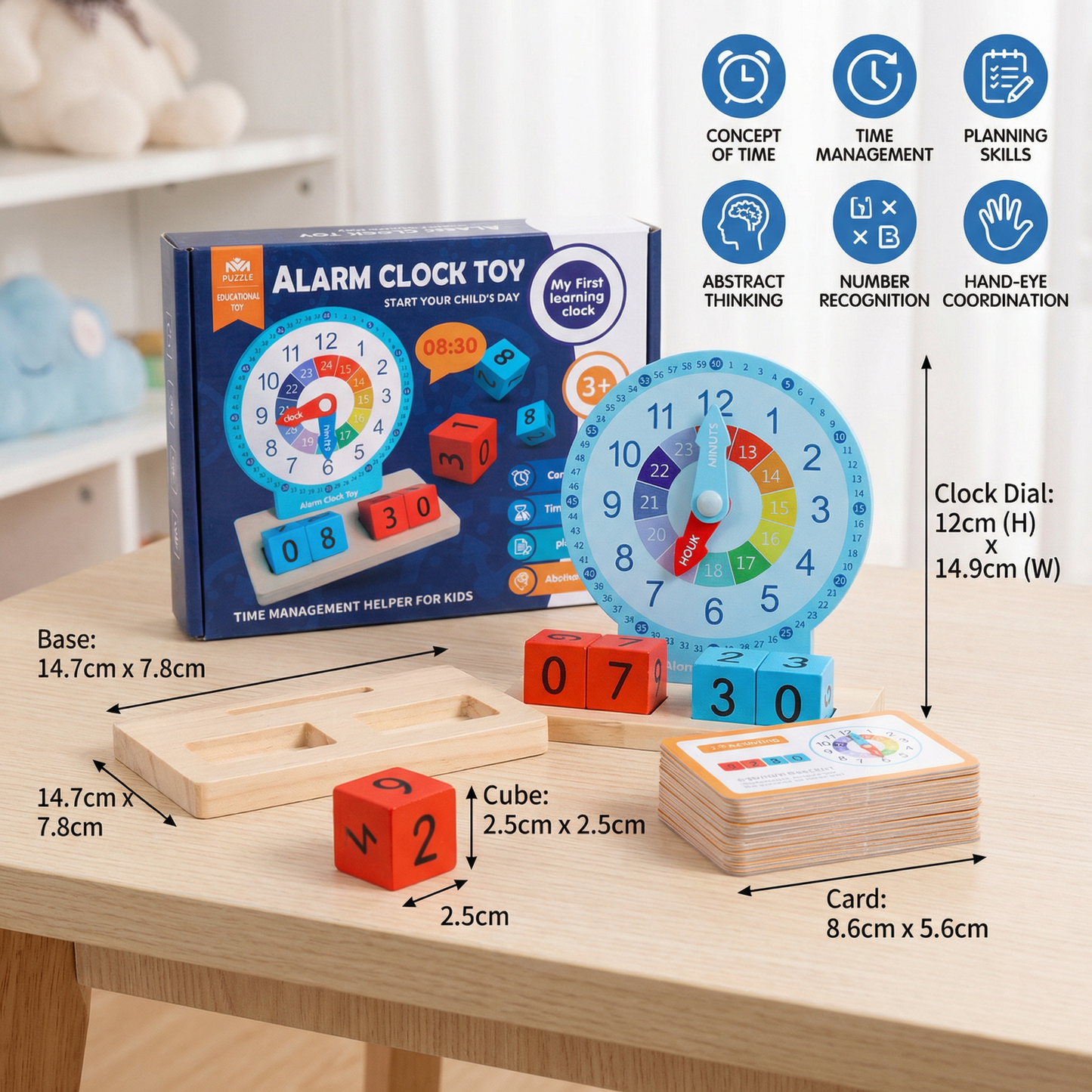 Educational Montessori Time-Telling Learning Toy
