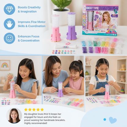 DIY Beaded Bracelet Making Kit for Kids