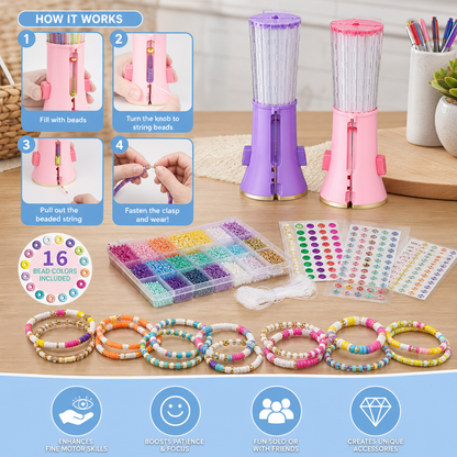 DIY Beaded Bracelet Making Kit for Kids