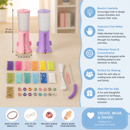 DIY Beaded Bracelet Making Kit for Kids