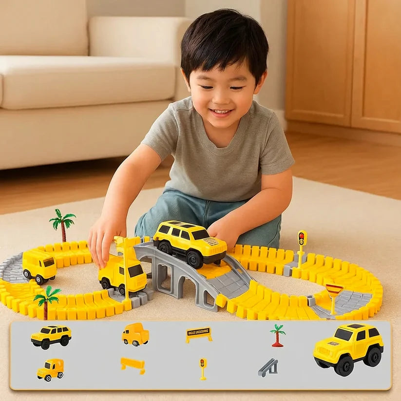 Adventure Race Track with Track Cars