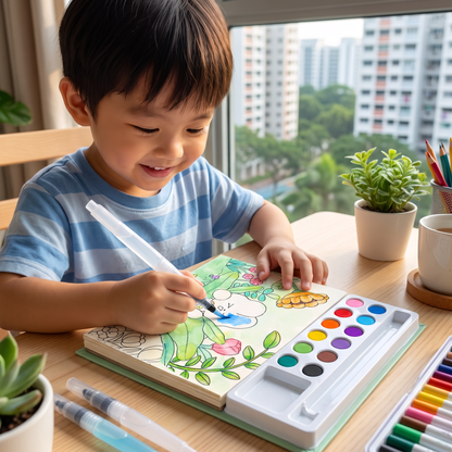 All-in-One Watercolour Painting Book