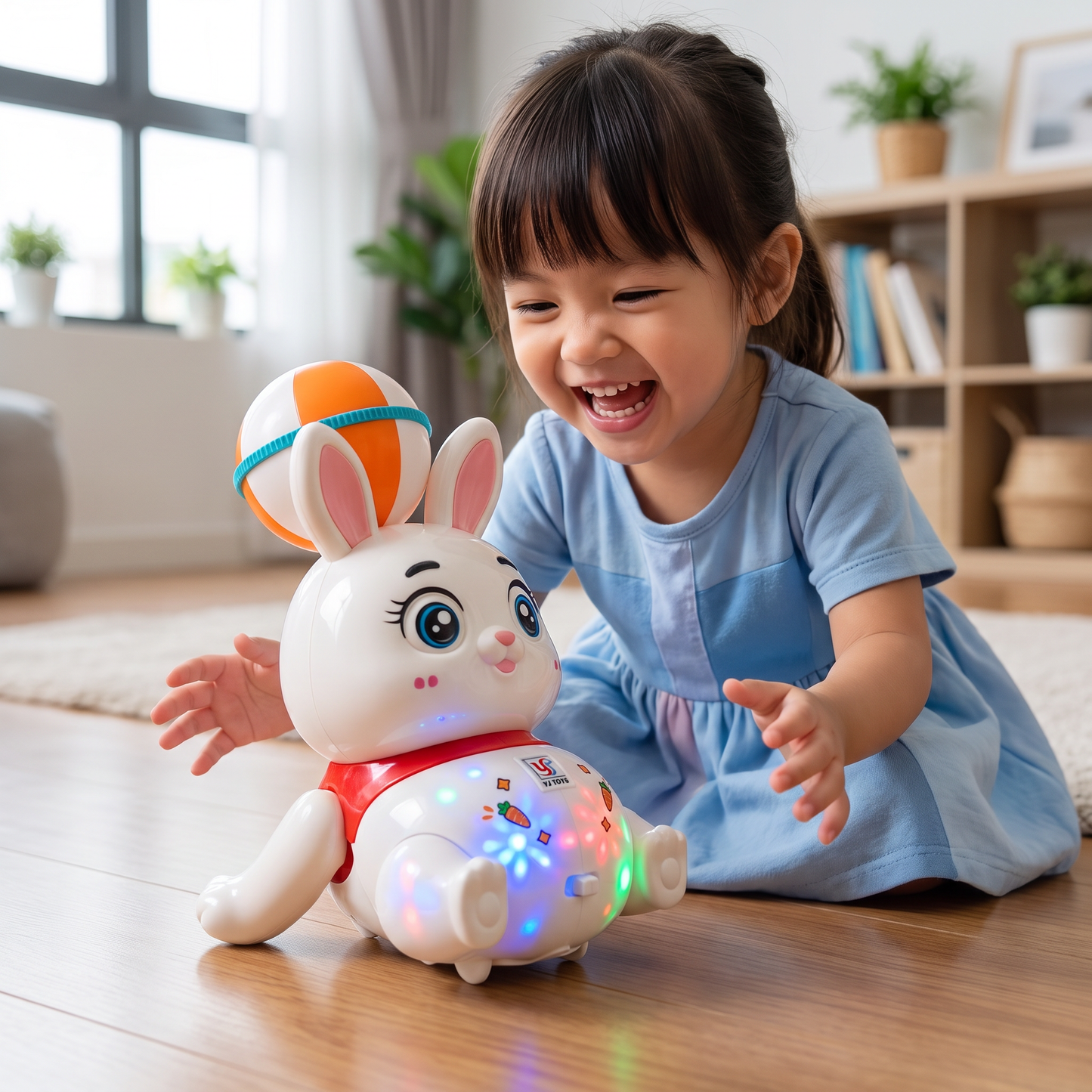 Interactive Dancing Rabbit Toy – Lights, Music & Fun Movement