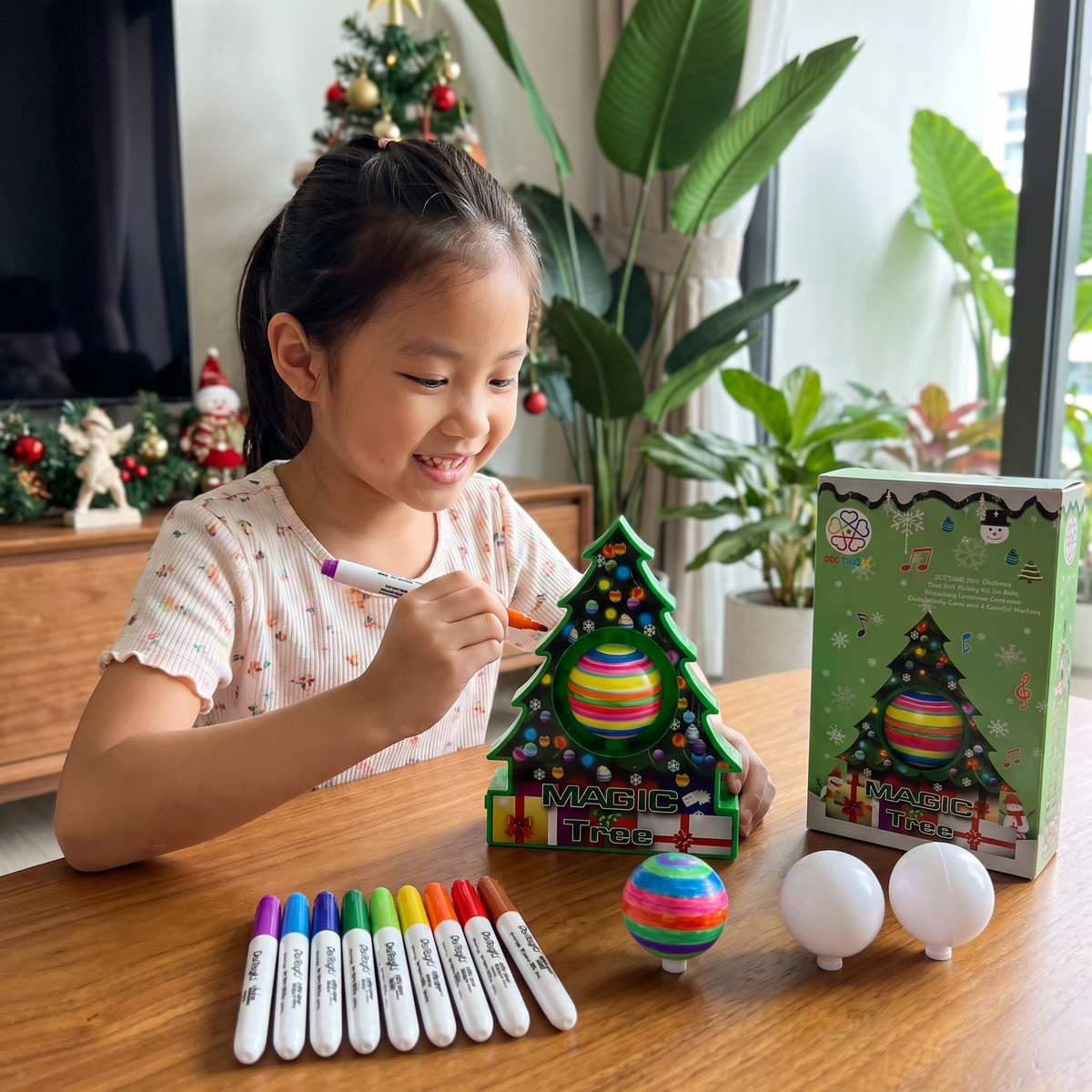 DIY Christmas Spinning Ornament Painting Kit