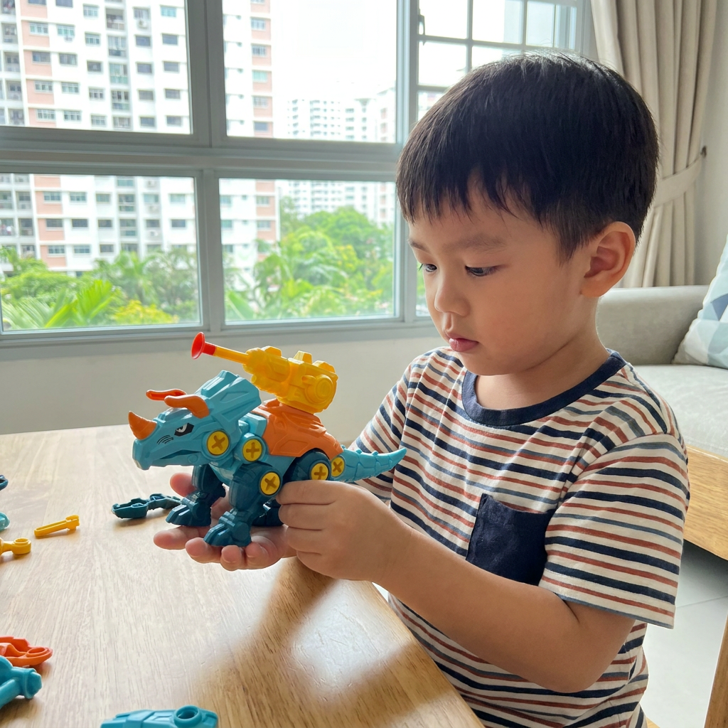 DIY Build & Transform Dinosaur Egg Toy