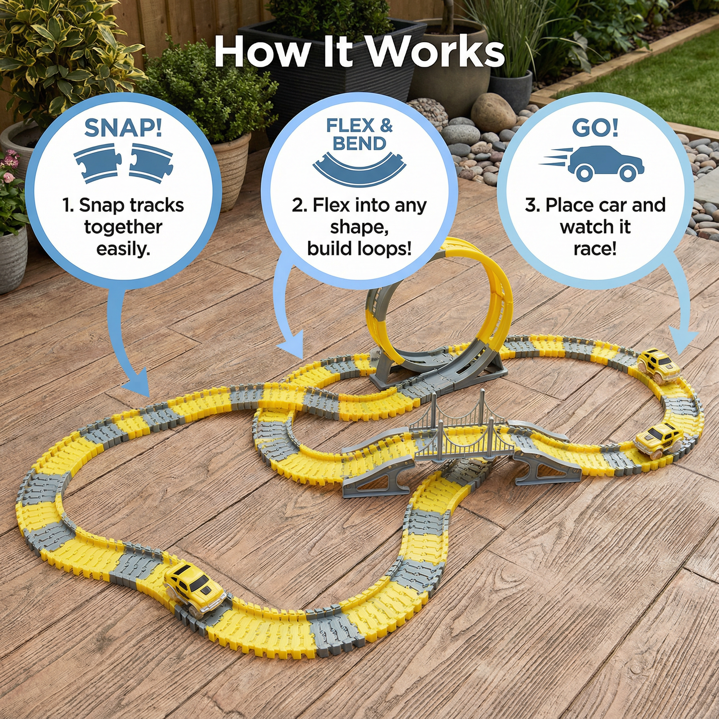 Adventure Race Track with Track Cars