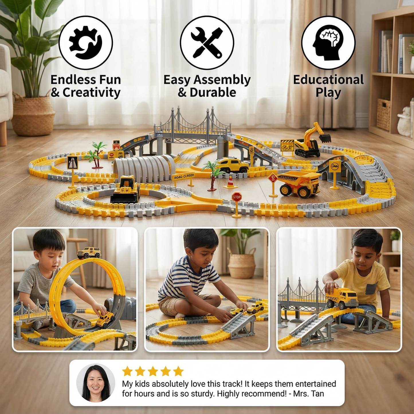 Adventure Race Track with Track Cars