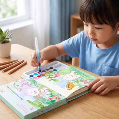 All-in-One Watercolour Painting Book