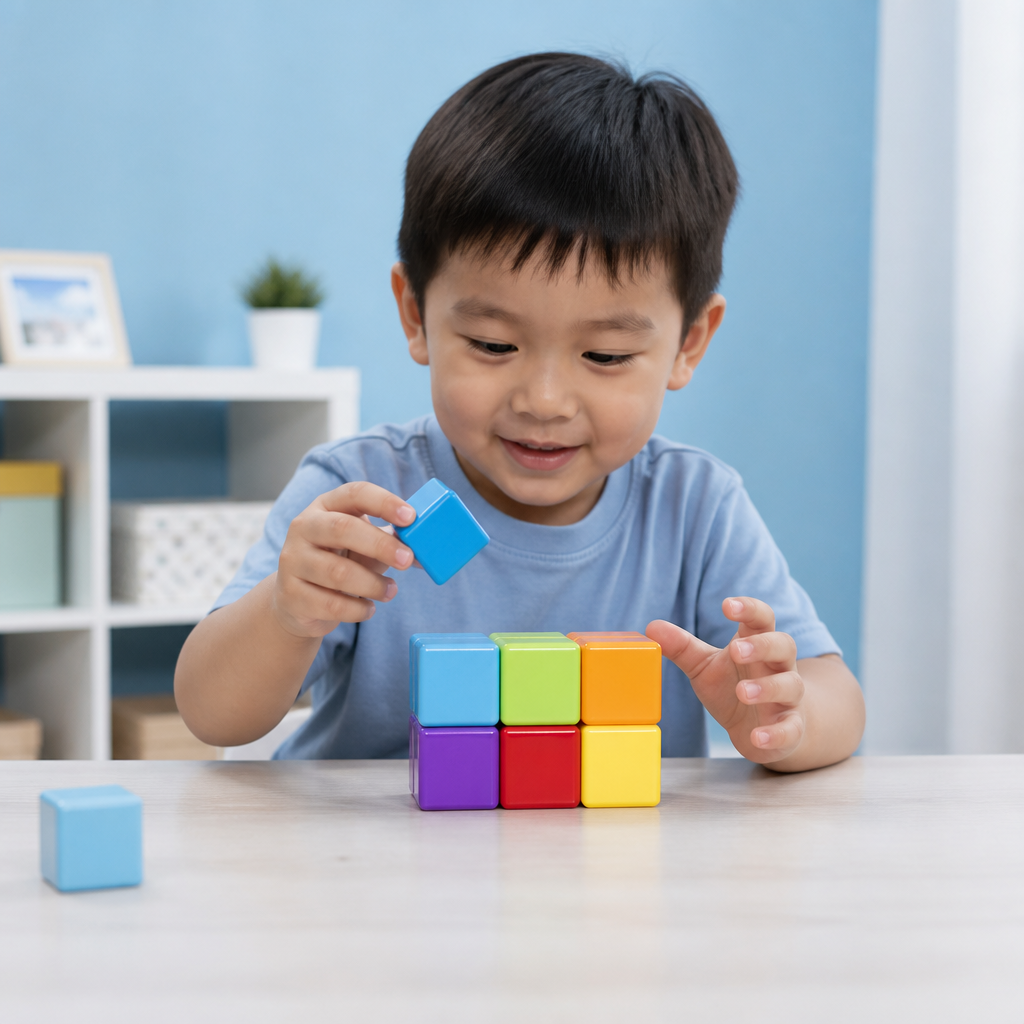 Toddler Safe 4.2cm Magnetic Building Cubes – STEM Learning Blocks