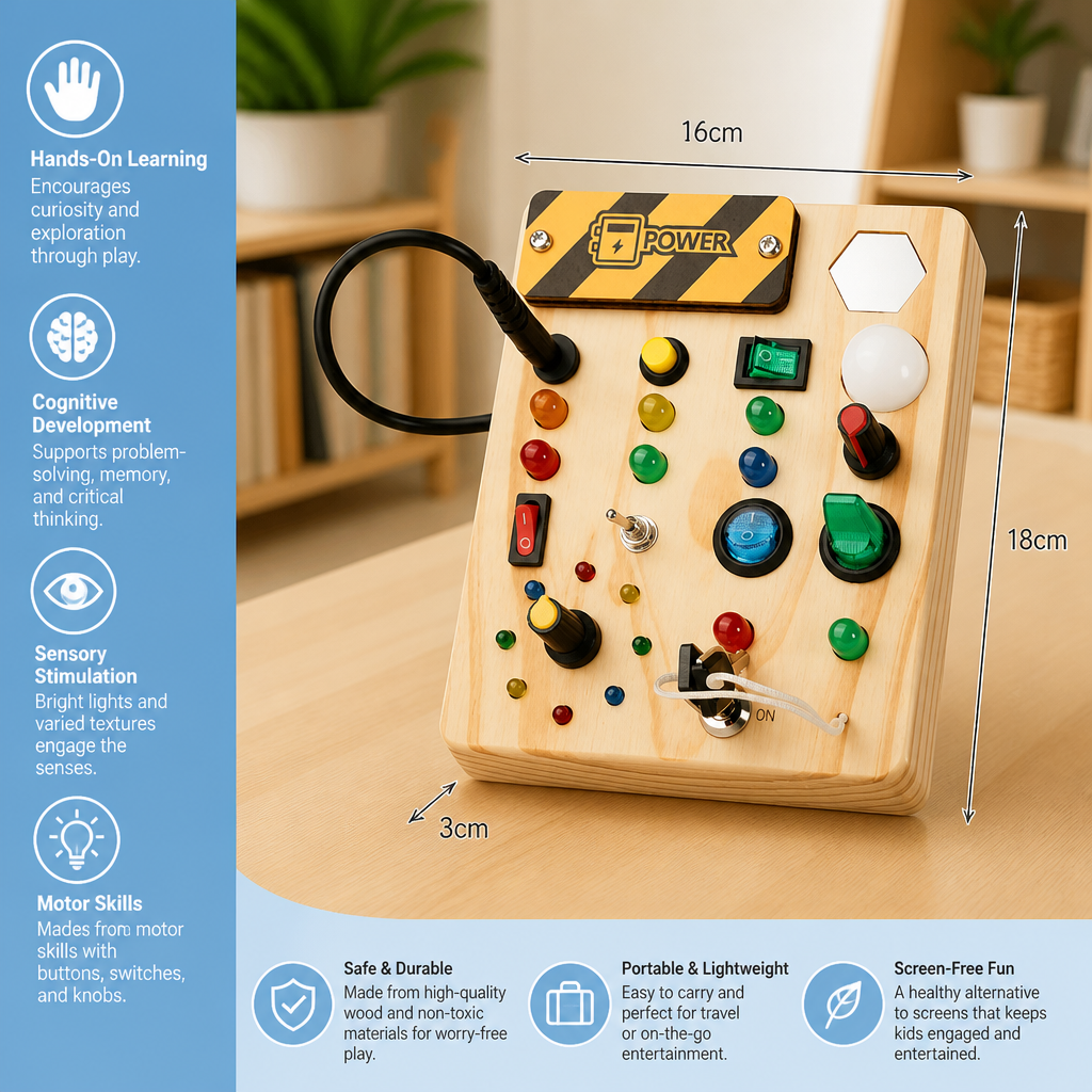 Interactive Montessori Learning Board For Children