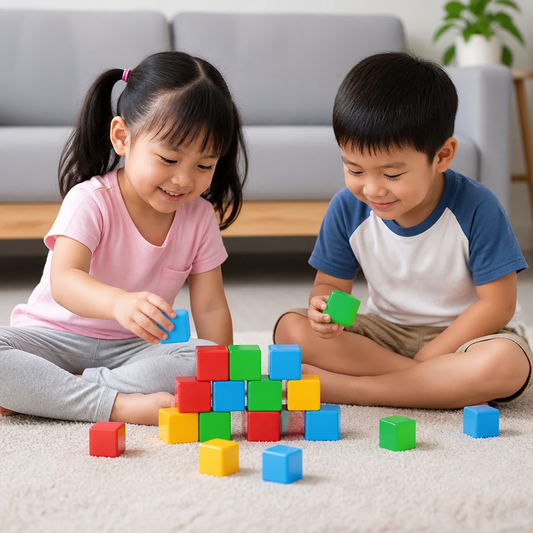 Toddler Safe 4.2cm Magnetic Building Cubes – STEM Learning Blocks