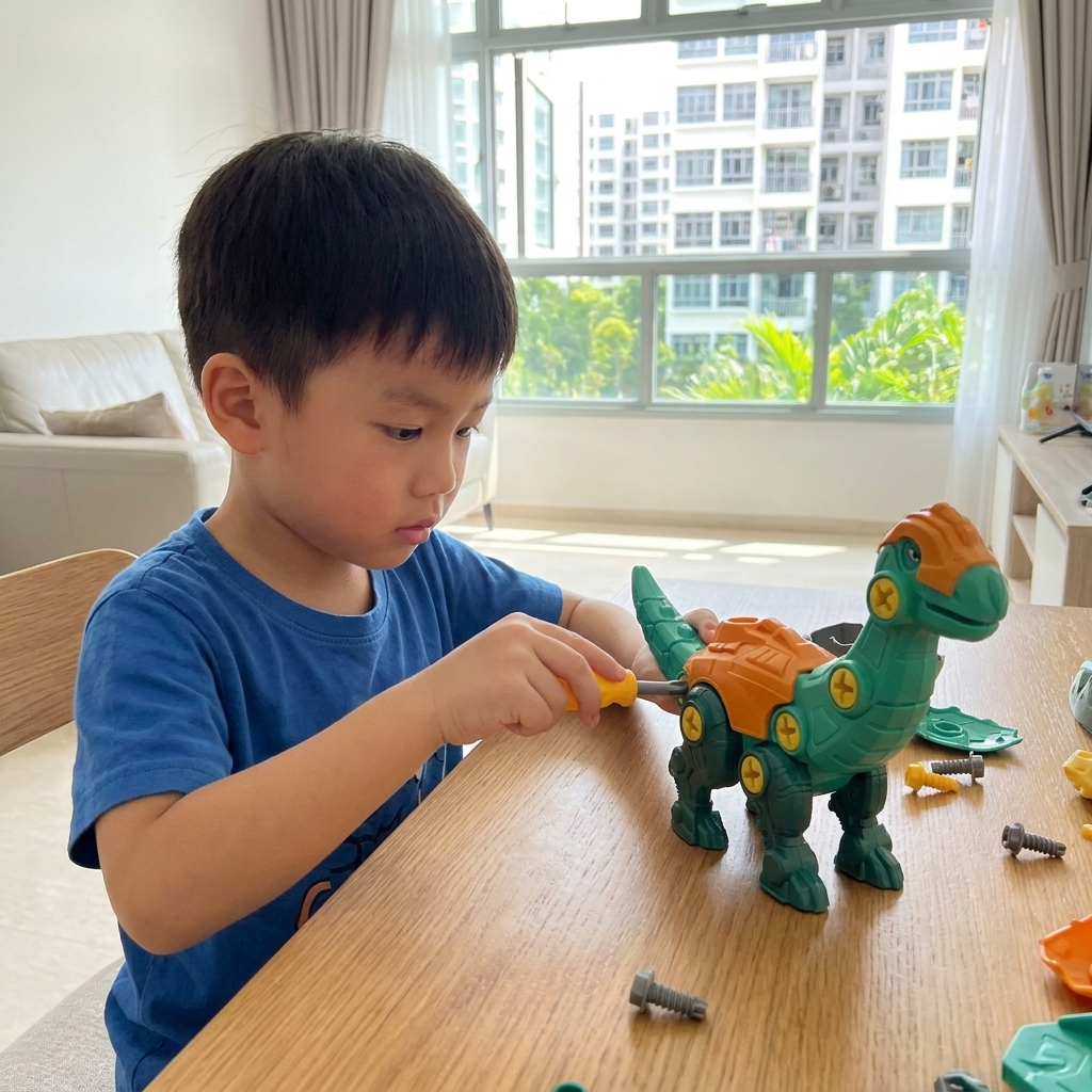DIY Build & Transform Dinosaur Egg Toy