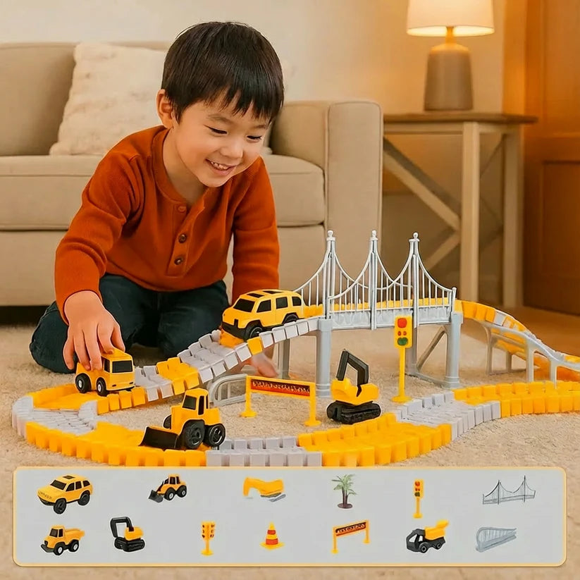 Adventure Race Track with Track Cars