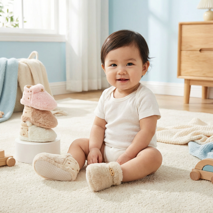 Fluffy Sock Shoes for Babies