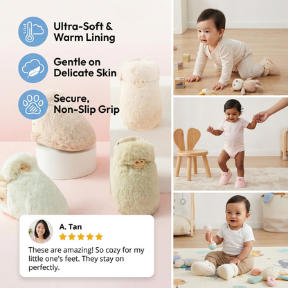 Fluffy Sock Shoes for Babies