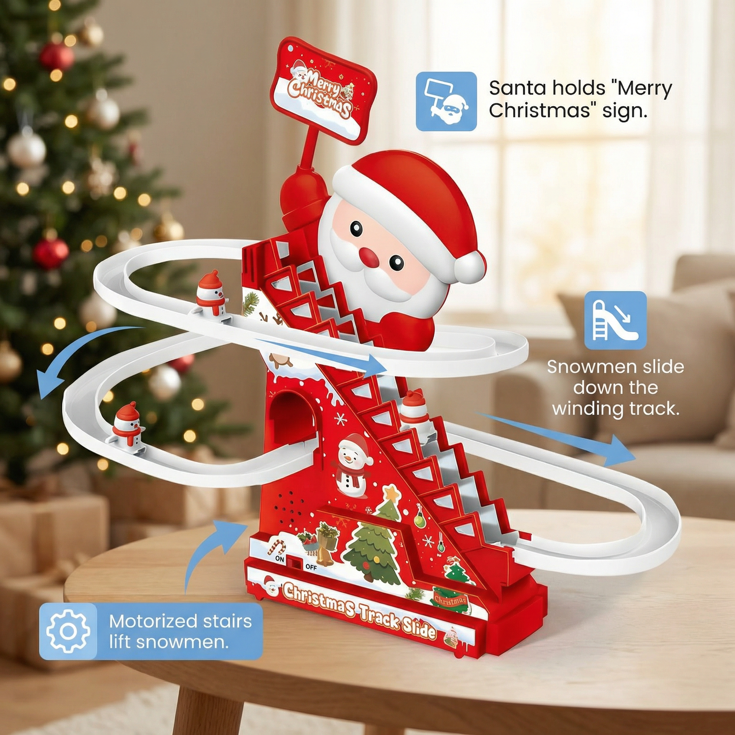 Santa Claus Roller Coaster Fun