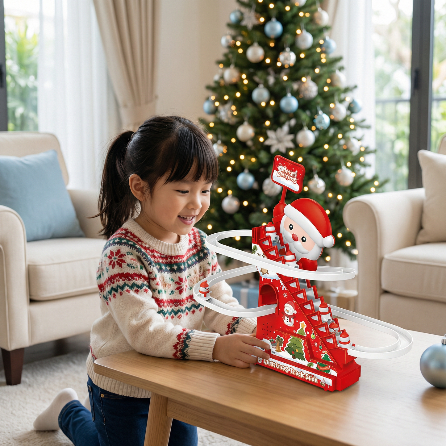 Santa Claus Roller Coaster Fun