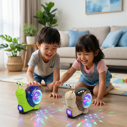 Glowing and Music Playing Snail Crawling Toy