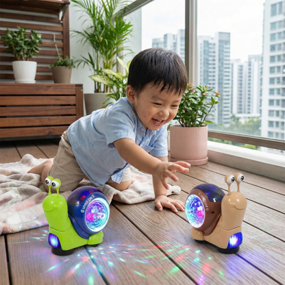 Glowing and Music Playing Snail Crawling Toy
