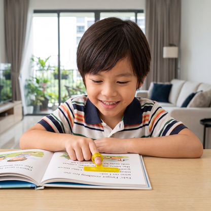 Kids’ Finger Reading Tracker – Translucent Reading Guide