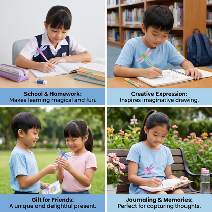 Magic Dragonfly Wing Gel Pen