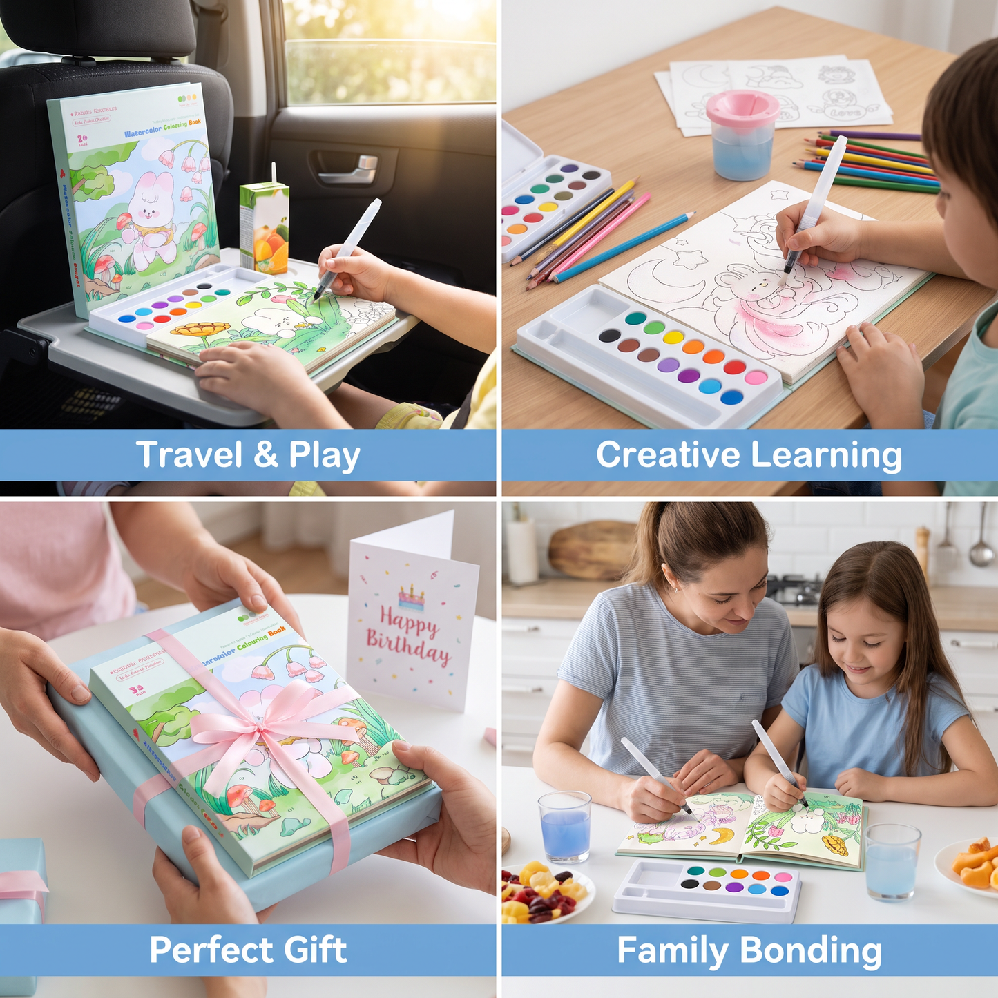 All-in-One Watercolour Painting Book