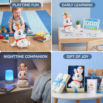 Interactive Dancing Rabbit Toy – Lights, Music & Fun Movement