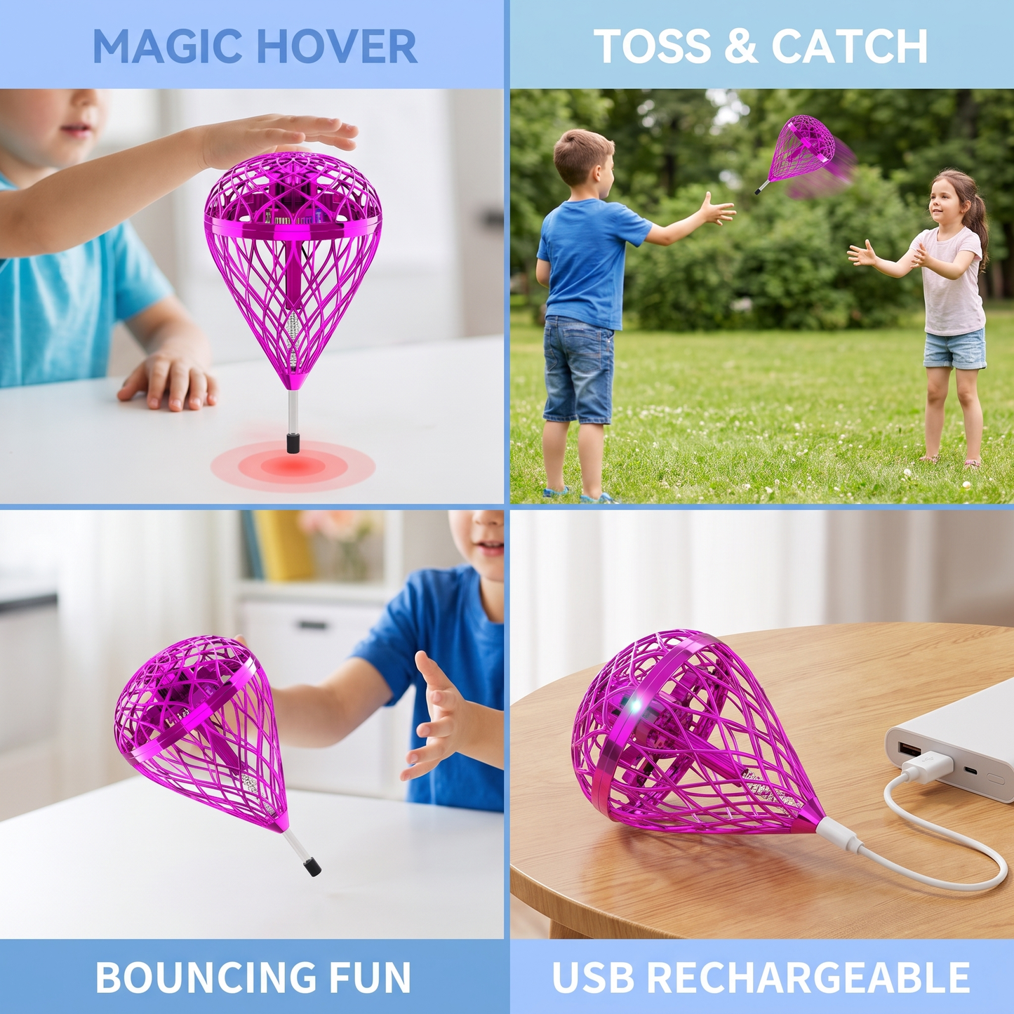 Flying Bouncing Orb Ball – Magic Hover & Toss Toy for Kids