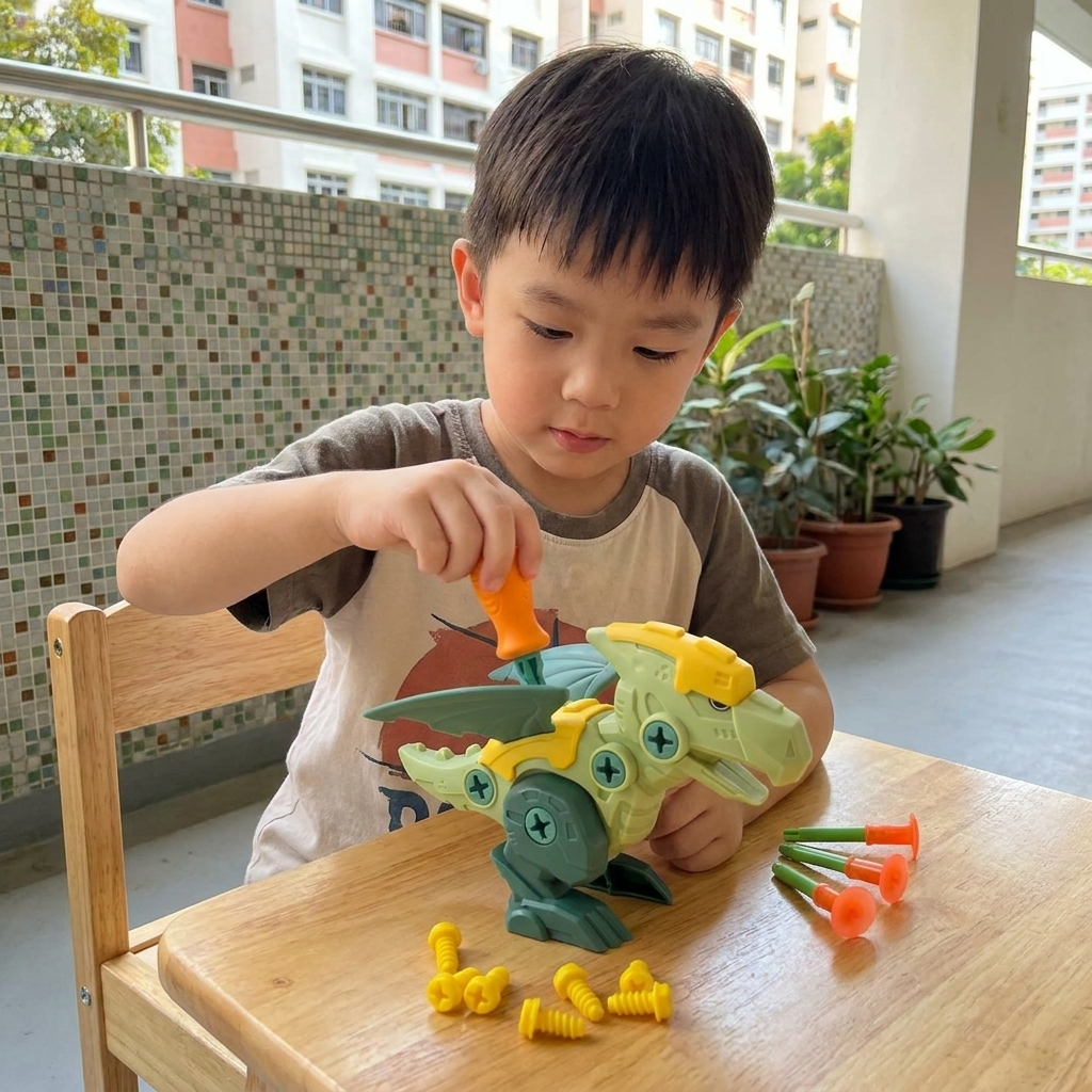 DIY Build & Transform Dinosaur Egg Toy