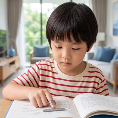 Kids’ Finger Reading Tracker – Translucent Reading Guide