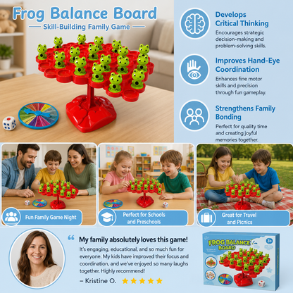 Frog Balance Board – Skill-Building Family Game