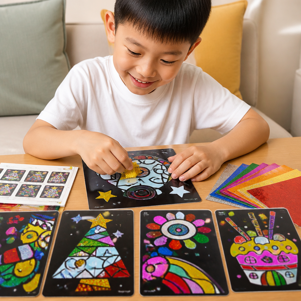 DIY Foil Art Craft Kit for Kids
