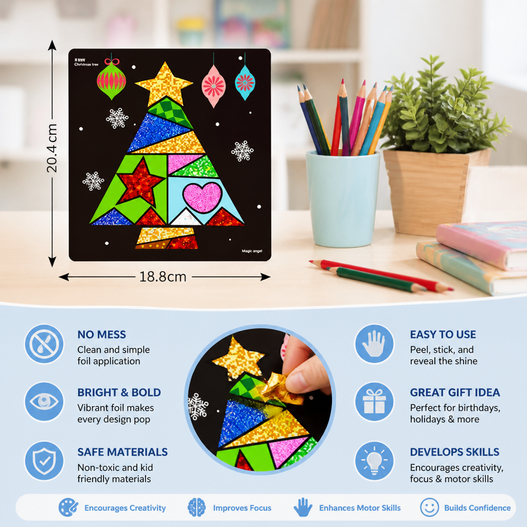 DIY Foil Art Craft Kit for Kids