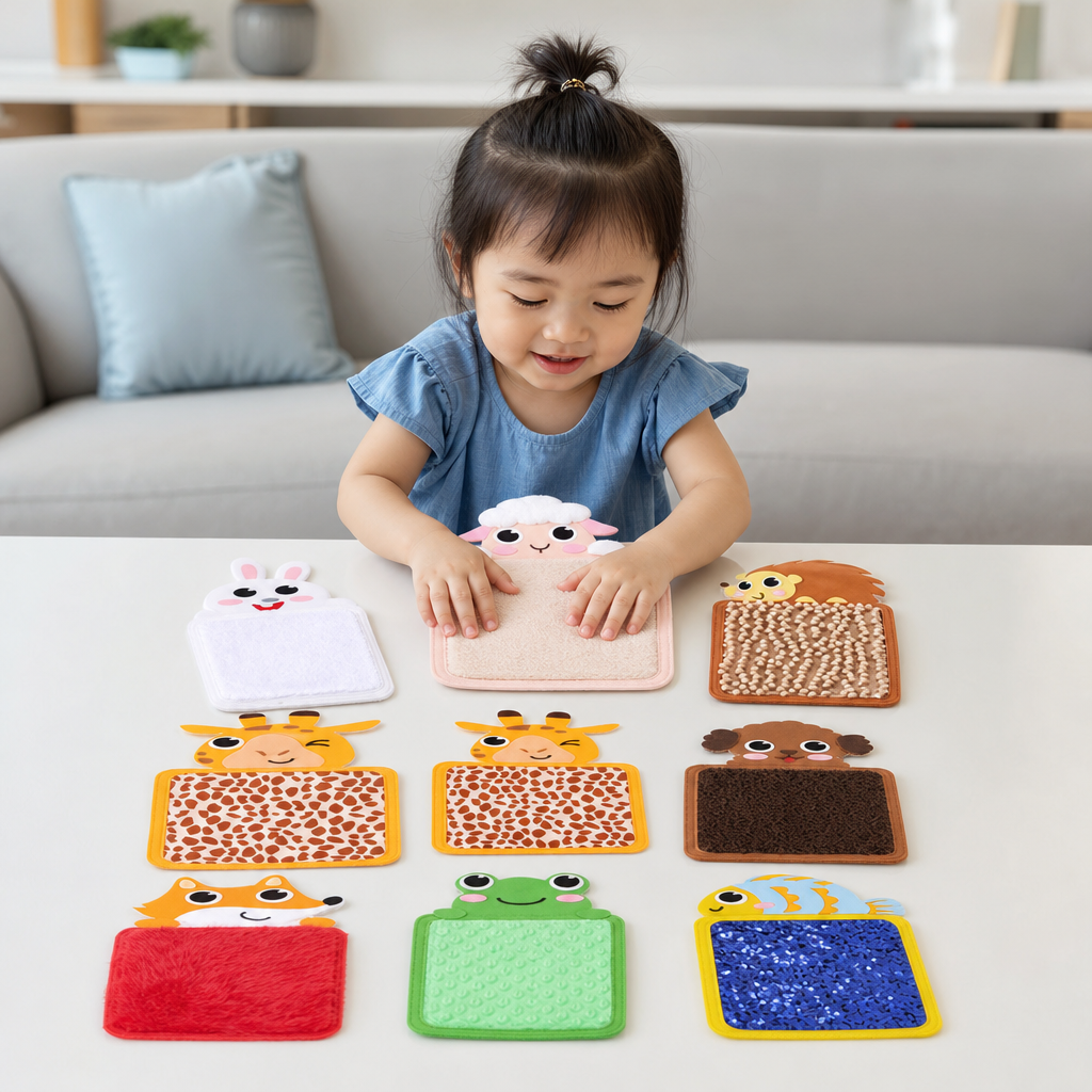Tactile Animal Cushions (Set of 8)