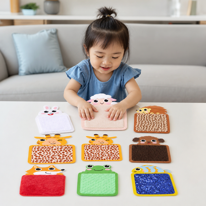 Tactile Animal Cushions (Set of 8)