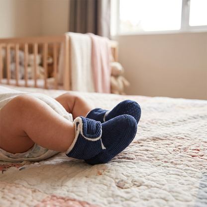Warm & Cozy Plush Baby Booties with Soft, Non-Slip Soles