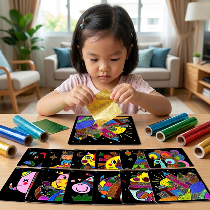 DIY Foil Art Craft Kit for Kids