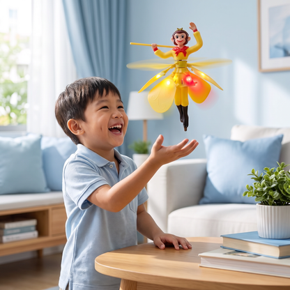 Interactive Flying Monkey Toy with Motion Sensor & LED Lights