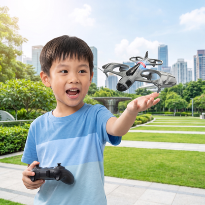 2-in-1 Remote Control Fighter Jet & Drone Toy