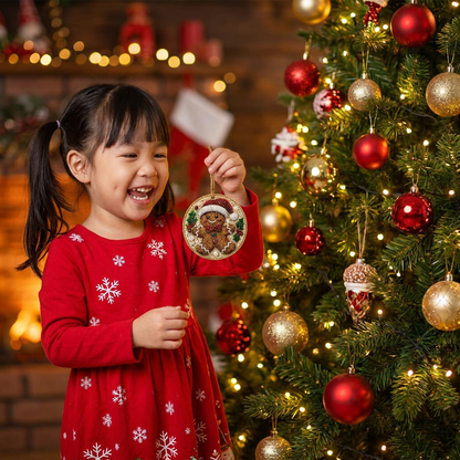 DIY Christmas Wooden Ornament Diamond Painting Kit