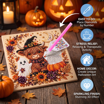 DIY Halloween Diamond Painting Kit