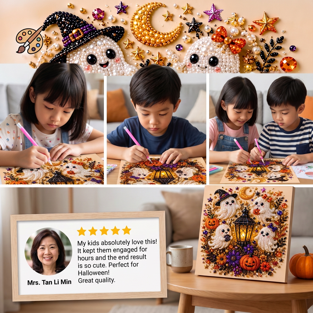 DIY Halloween Diamond Painting Kit