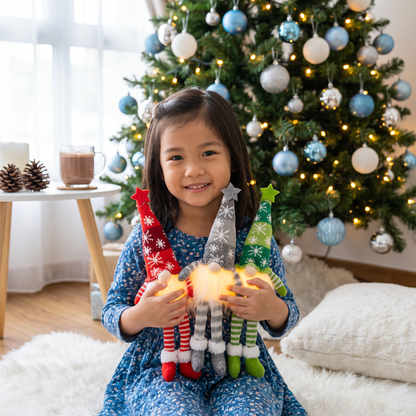 LED Light-Up Christmas Gnome Decorations
