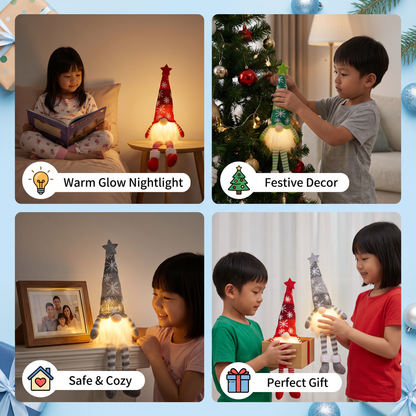 LED Light-Up Christmas Gnome Decorations