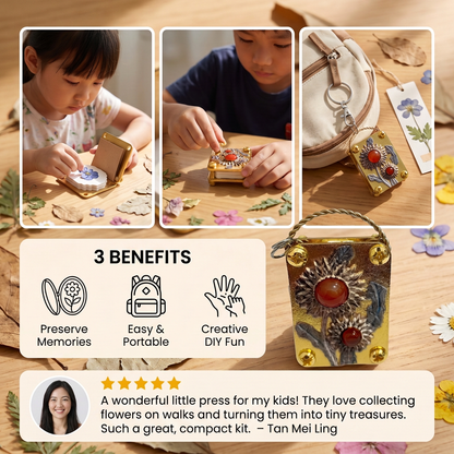 Mini Metal Flower Press Kit for DIY Dried Flower Crafts