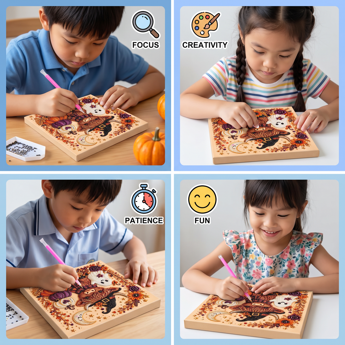 DIY Halloween Diamond Painting Kit